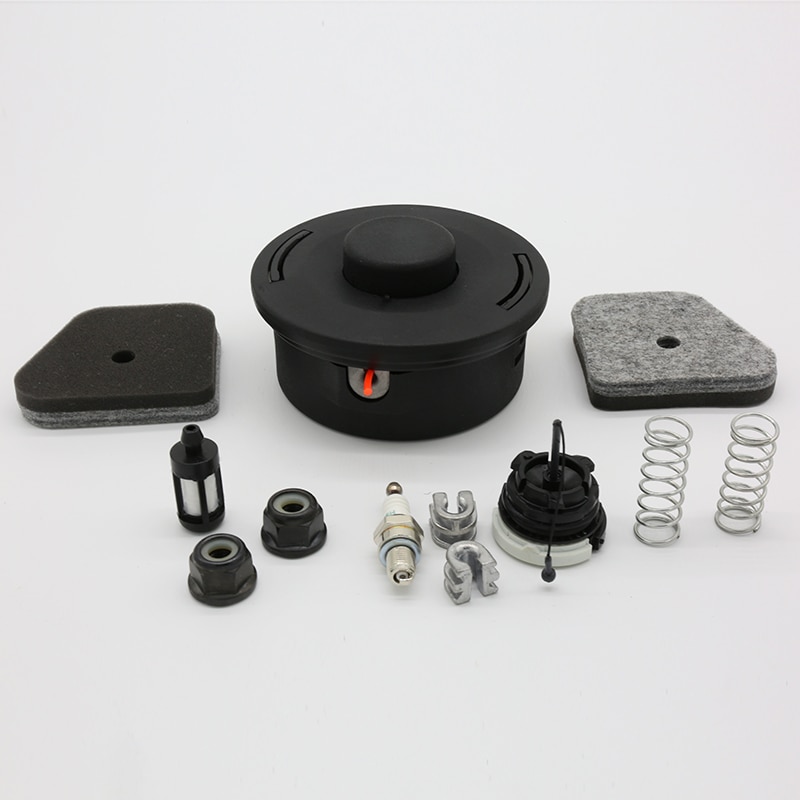 공기 연료 필터 스프링 트리머 헤드 아일렛 슬리브 수리 키트, Stihl FS90 FS100 FS 90 FS 100 정원 트리머 예비 부품 : 디에스트레이딩121