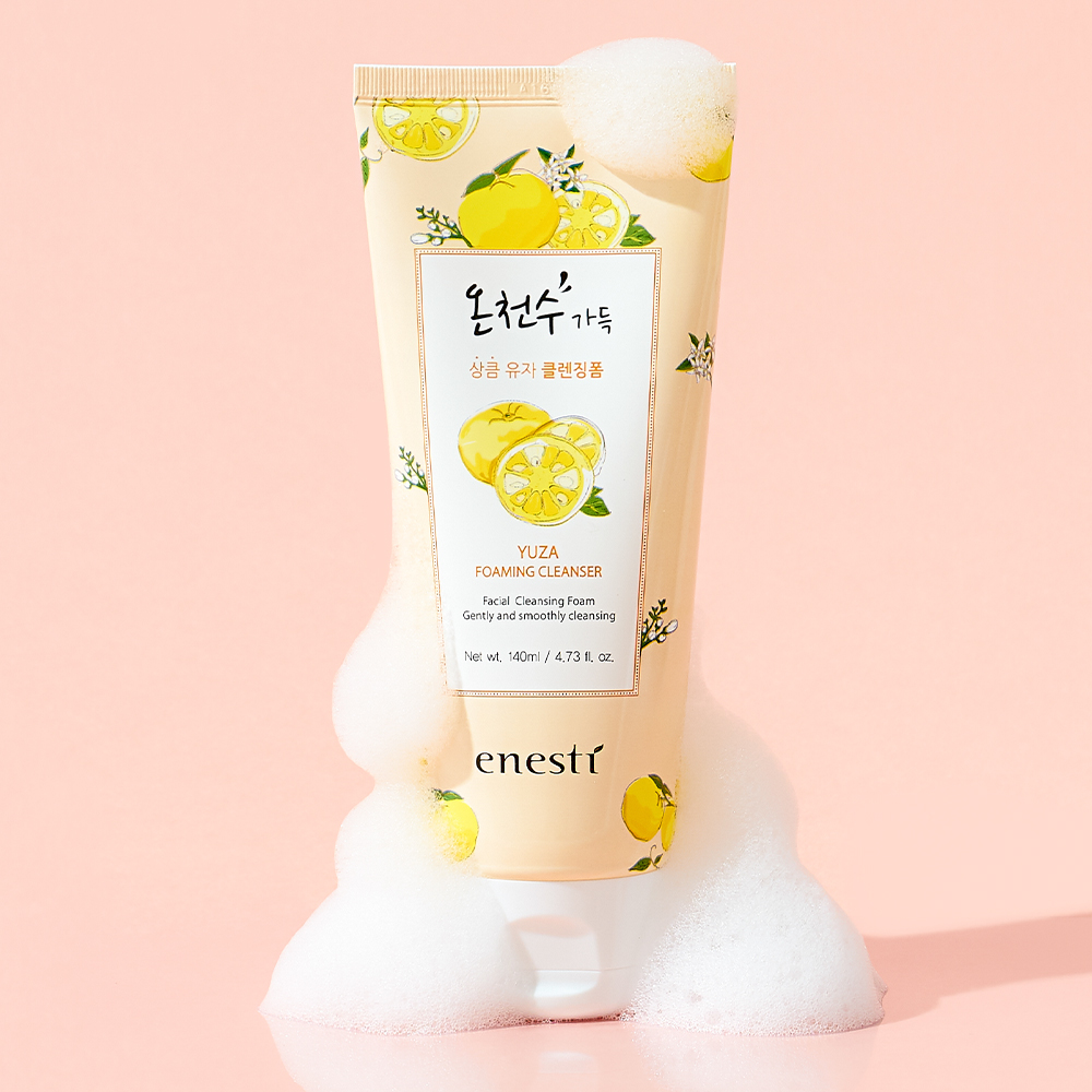 에네스티 온천수 가득 촉촉한 클렌징폼 140ml 쌀&우유 : 에네스티