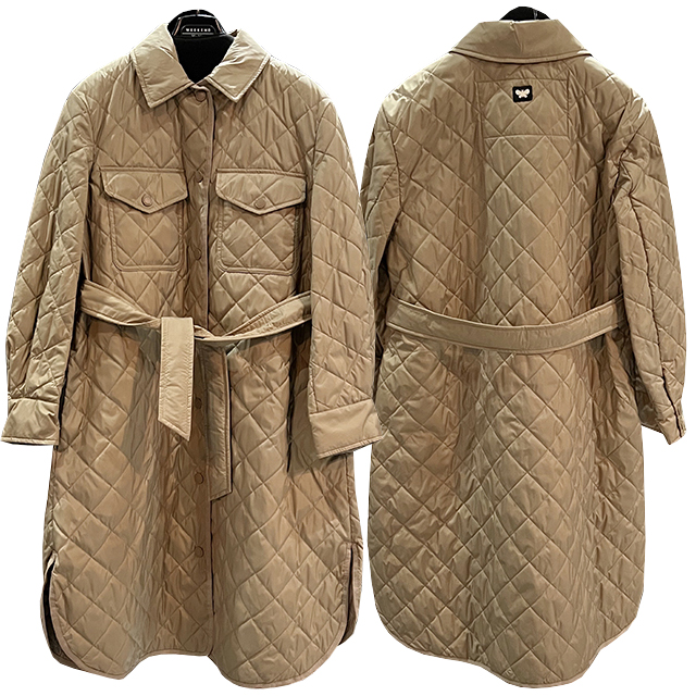 [논현 더팩토리](당일) [MAX MARA] 22FW 막스마라 위켄드 LEARCO 발수 패딩 코트  카멜 (54960129600 012) : 논현 더팩토리 명품편집샵