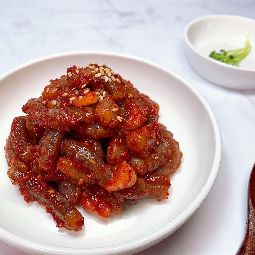 곰소 젓갈 반찬 450g 19종 골라담기 명란젓 백명란젓 낙지젓 오징어젓 갈치쌈장 창란젓 비빔낙지젓 바지락젓 : 곰소육자매젓갈