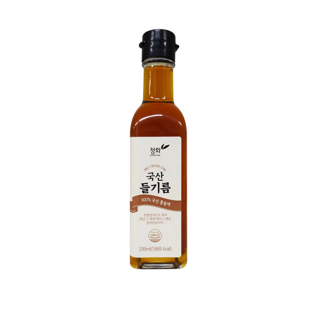 청화농산 들기름 200ml x 2 : 제이에스페밀리