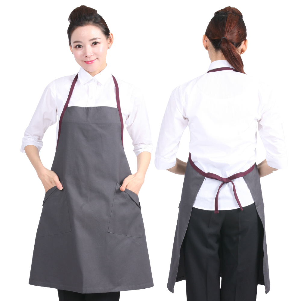 앞치마 카페 심플 봉사 단체 복지센터 AE285 : 레뷰가운