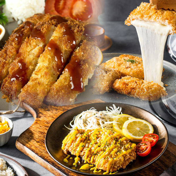 바삭 3종 세트(등심돈까스 300g 치즈돈까스 500g 치킨까스 300g) : 파머스팜푸드