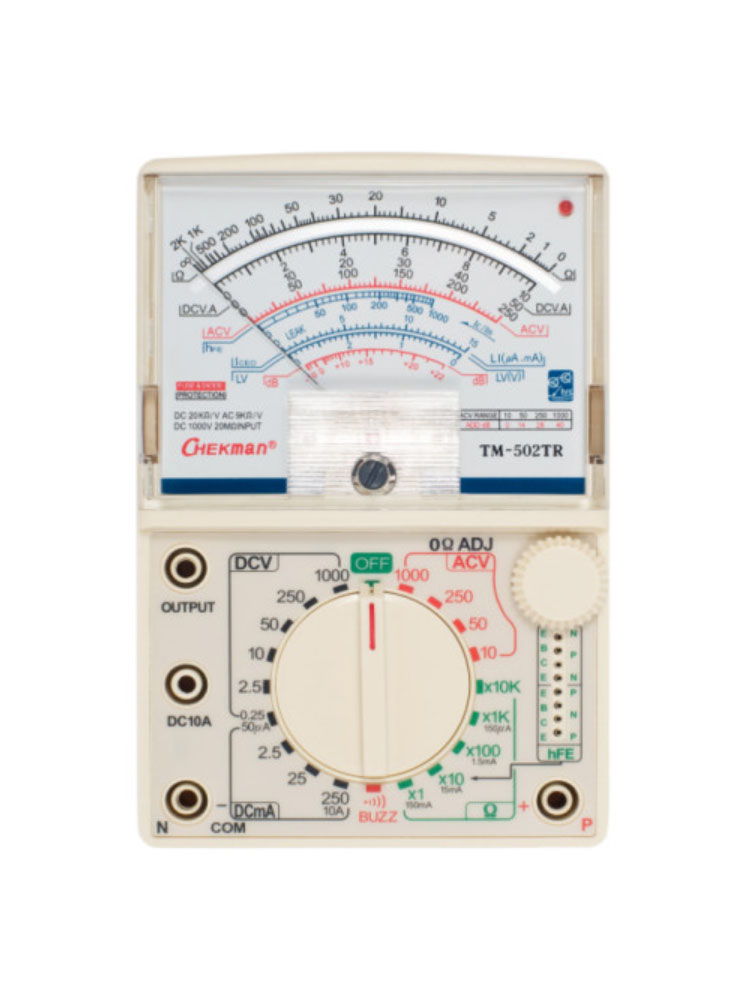 아날로그멀티미터 TM-502TR (태광전자) : 우진상사
