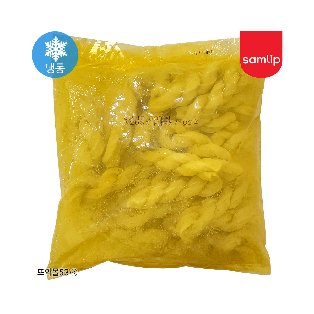 삼립 찹쌀꽈배기 냉동생지 꽈베기 45gx20개 900g 최신입고상품 : 또와몰53