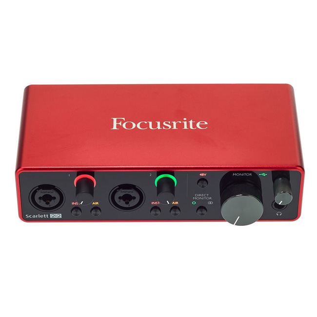 Focusrite - Scarlett 2i2 3rd / 스칼렛 3세대 오디오 인터페이스 : 킹콩기타