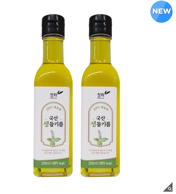 청화농산 생들기름 200ml x 2 : 영종국제도시 파파스마켓