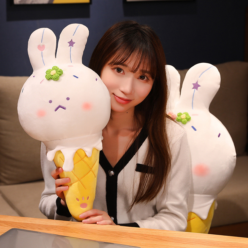 아이스크림인형 아이스크림토끼인형 토끼쿠션 : 달보드레샵