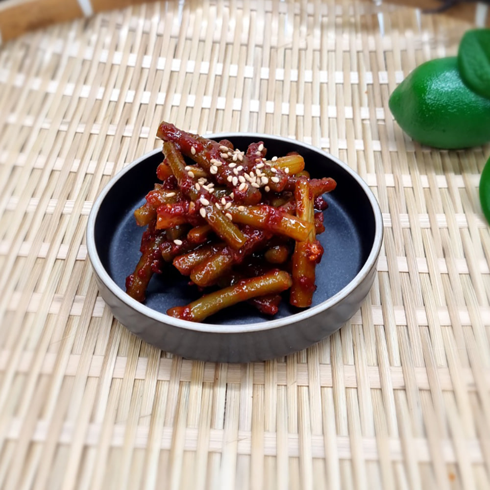 해품 마늘쫑무침 500g 양념마늘쫑 반찬단지 : 해품상회