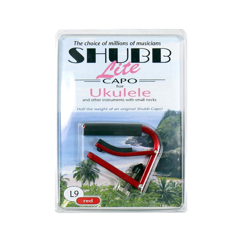 Shubb Capo Lite L9 Red (Ukulele)/슈브 우쿨렐레 카포 : 위키위키