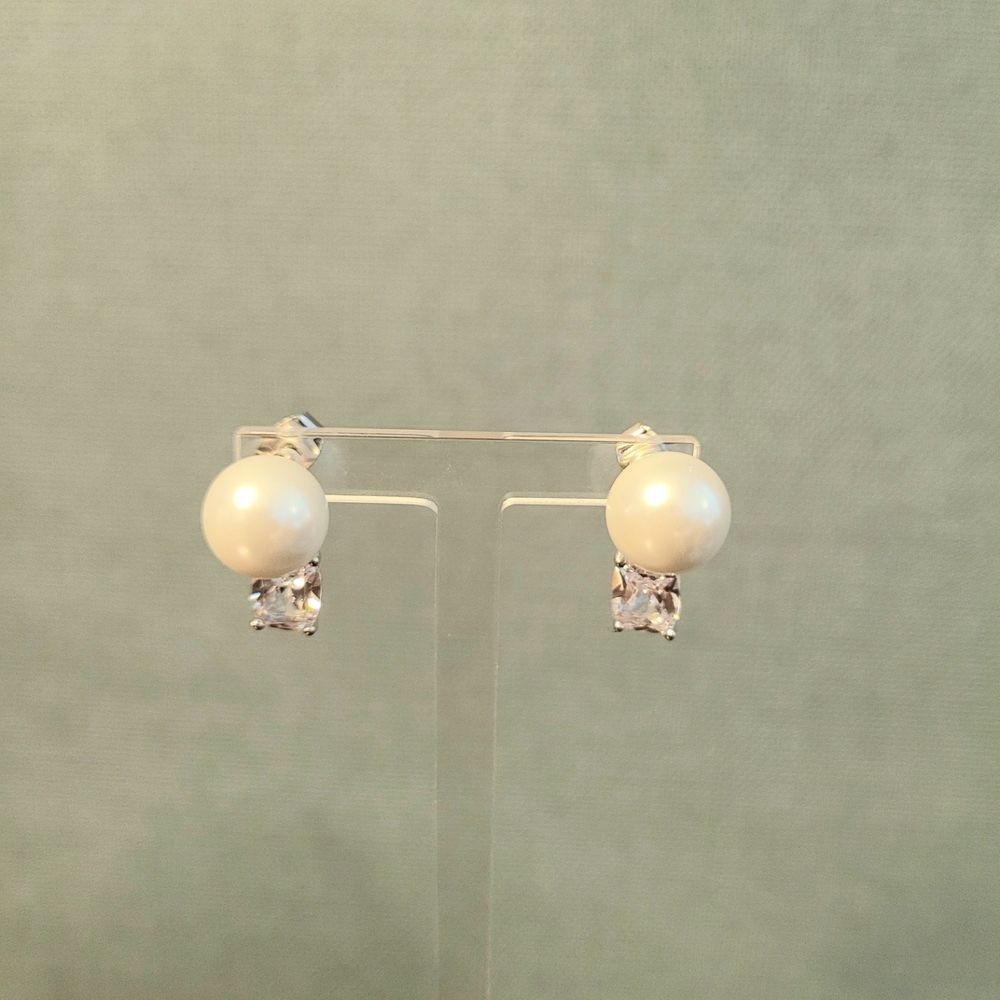 진주랑사각다이아큐빅  귀걸이쇼핑몰 왕진주귀걸이 : 쥬얼리치 Jewelrich