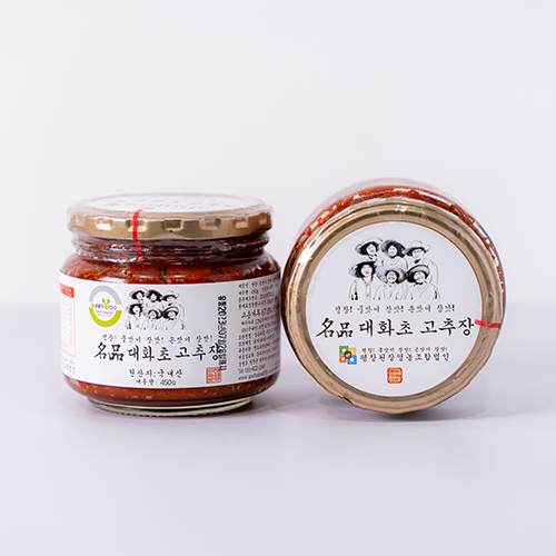 [평창된장영농조합법인] 찹쌀 대화초고추장 450g : 맑은약속