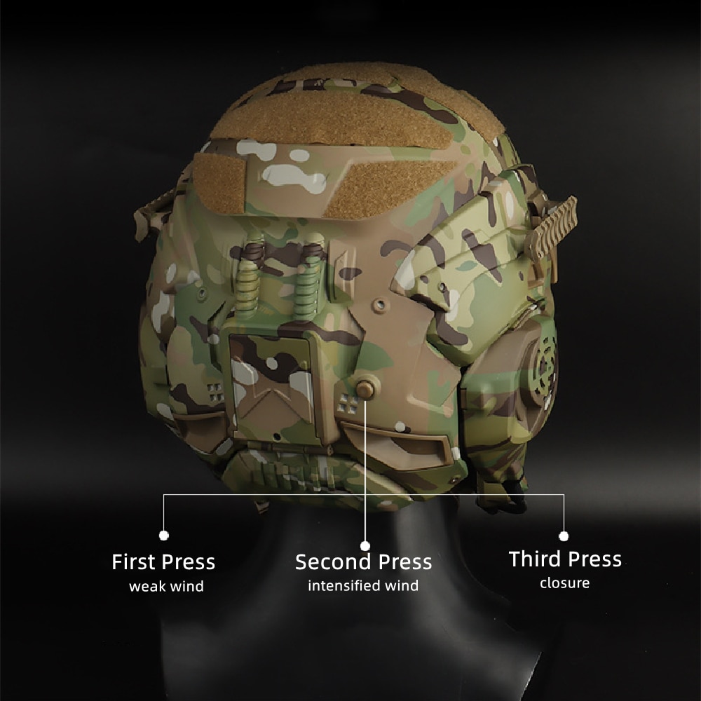 빠른 헬멧과 전술 고글이있는 w-ronin 폭행 전술 마스크 airsoft 사냥 오토바이 페인트 볼 코스프레 보호 장비 : 나리모모