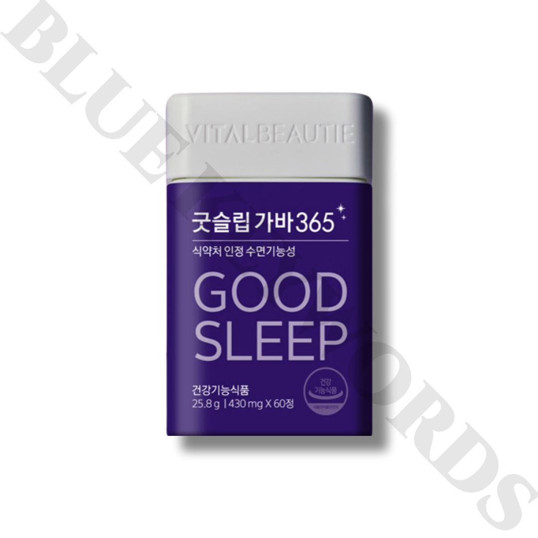 바이탈뷰티 굿슬립 가바 365 430mg x 60정 x 2박스 2개월분 : 블루키워드