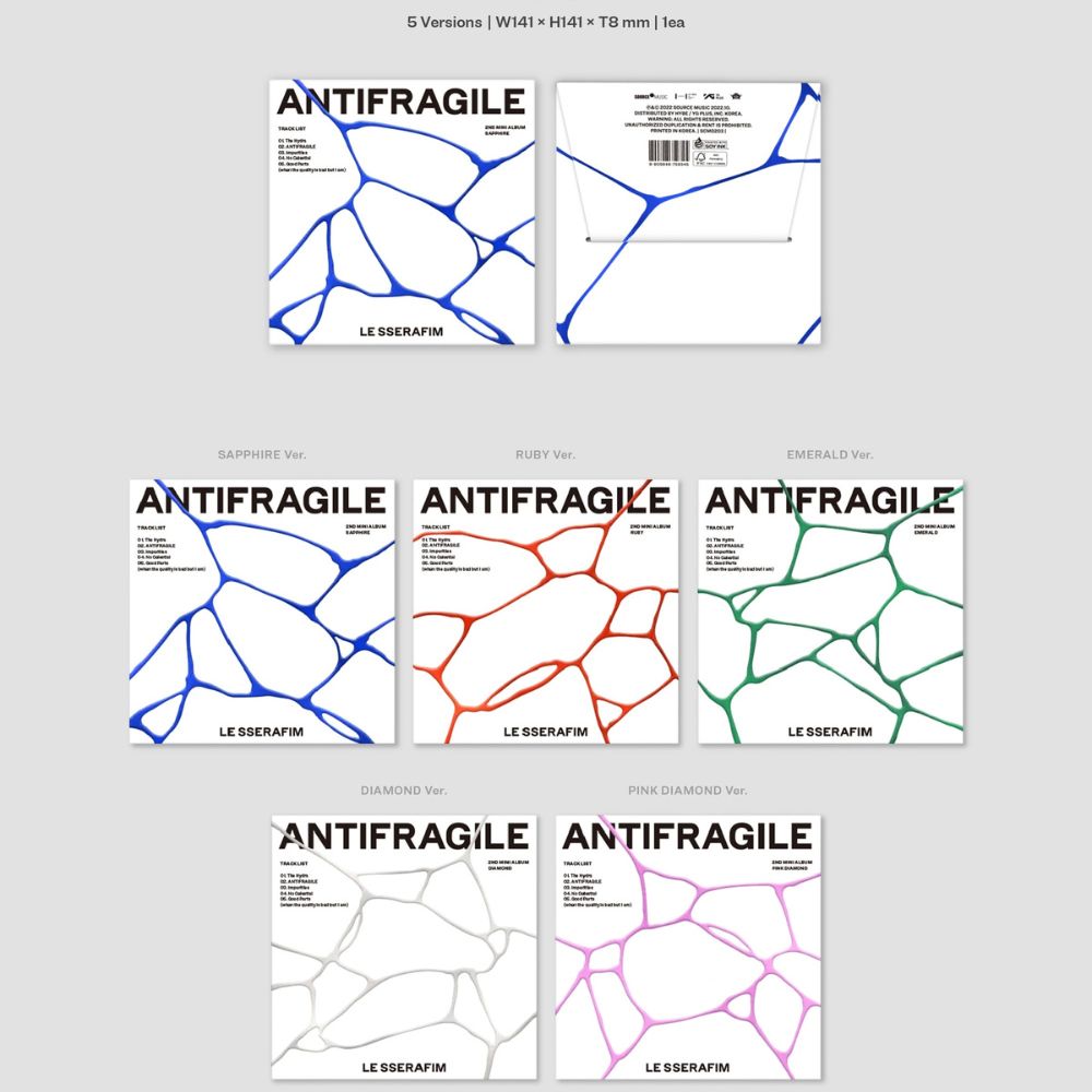 르세라핌 안티프래질 컴팩트 LE SSERAFIM 2집 ANTIFRAGILE Compact : LIFE seoul