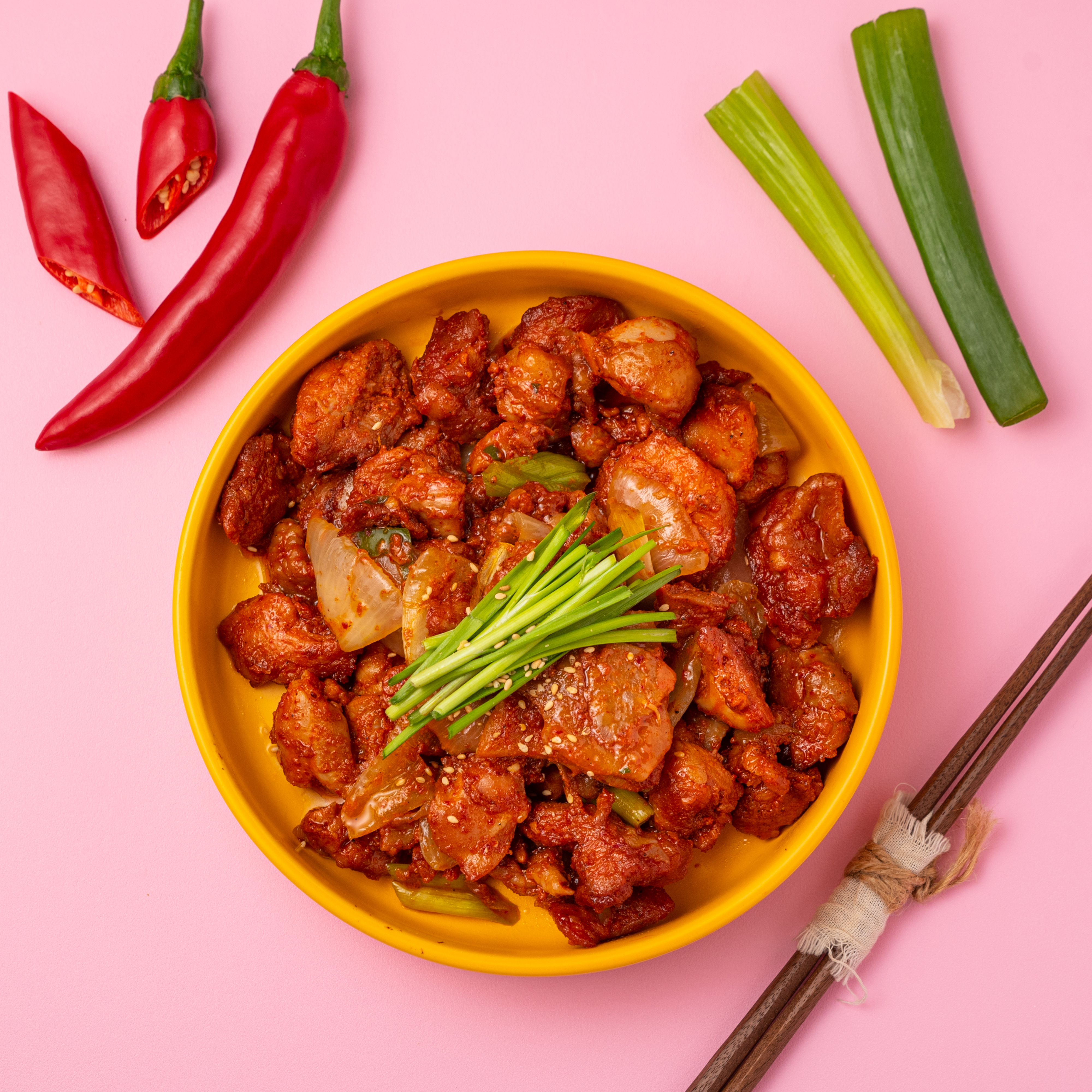 [참피디 PICK 닭다리살 100% 순살 닭갈비] 춘천식 숯불 양념 냉동 택배 밀키트 : 널위한푸드