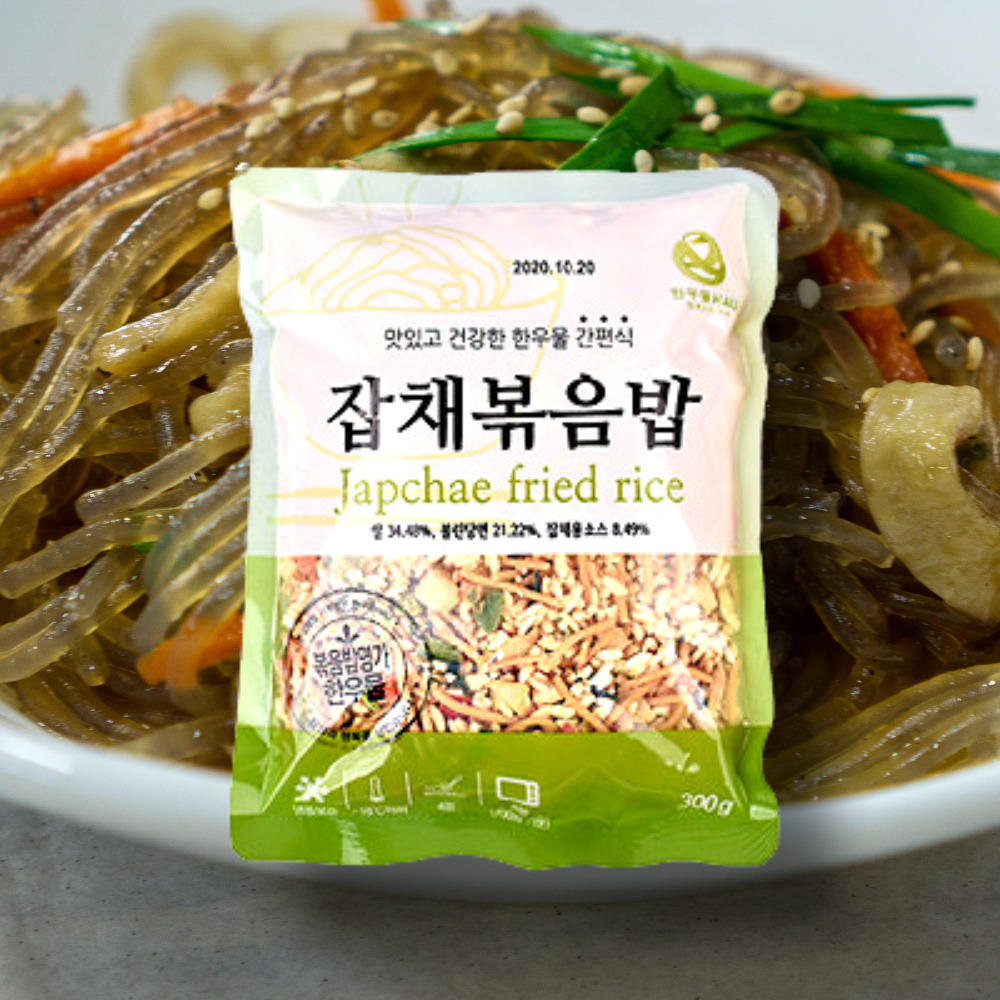 한우물 잡채 볶음밥 300g : 그린뭉