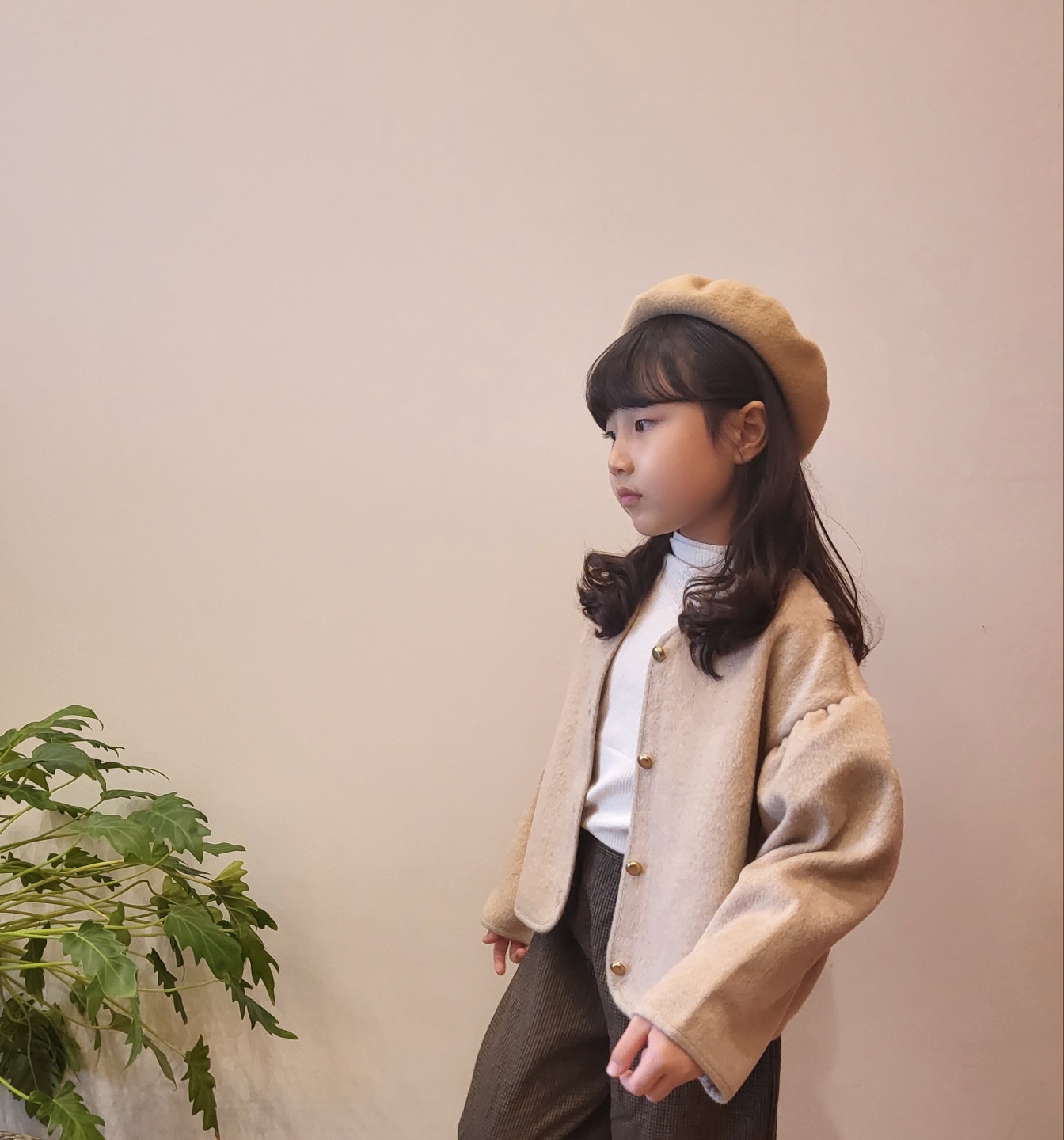 이니유니 - 울자켓 겨울신상 유아 여아동 키즈 데일리룩 나들이룩 : 이니유니