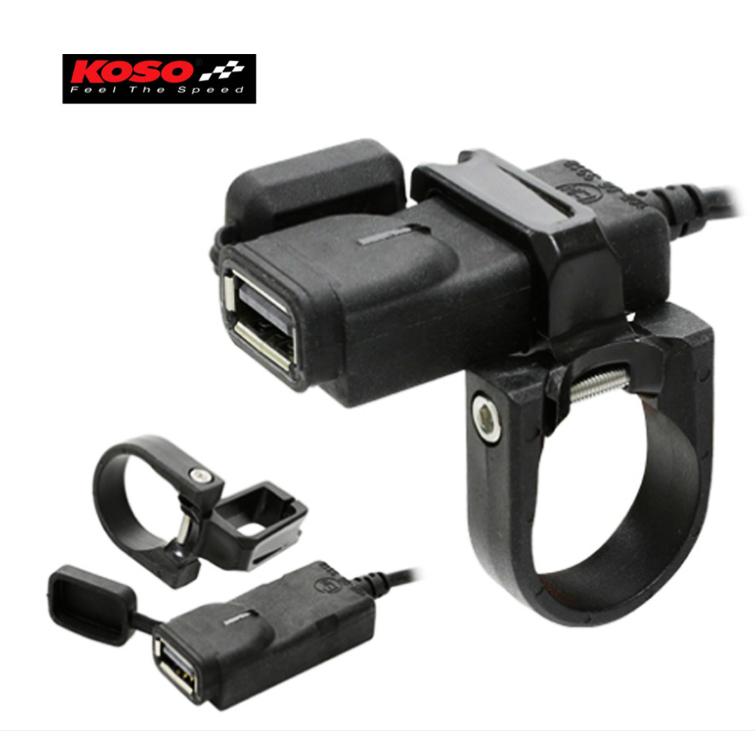 코소 USB 고속충전 1구 USB타입 충전기 QC3.0 방수기능 KC인증 : 카페바이크