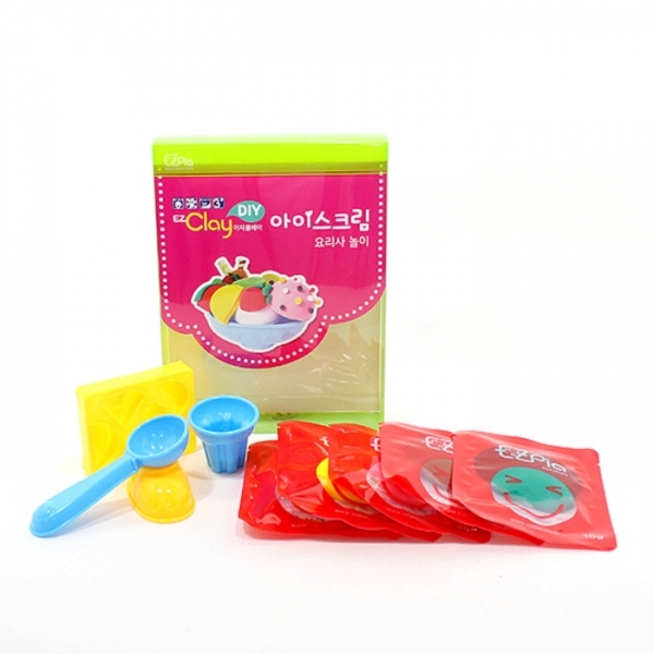 스쿨문구 클레이와 함께하는 소꿉놀이 시리즈 아이스크림 diy 만들기 : 스쿨문구2