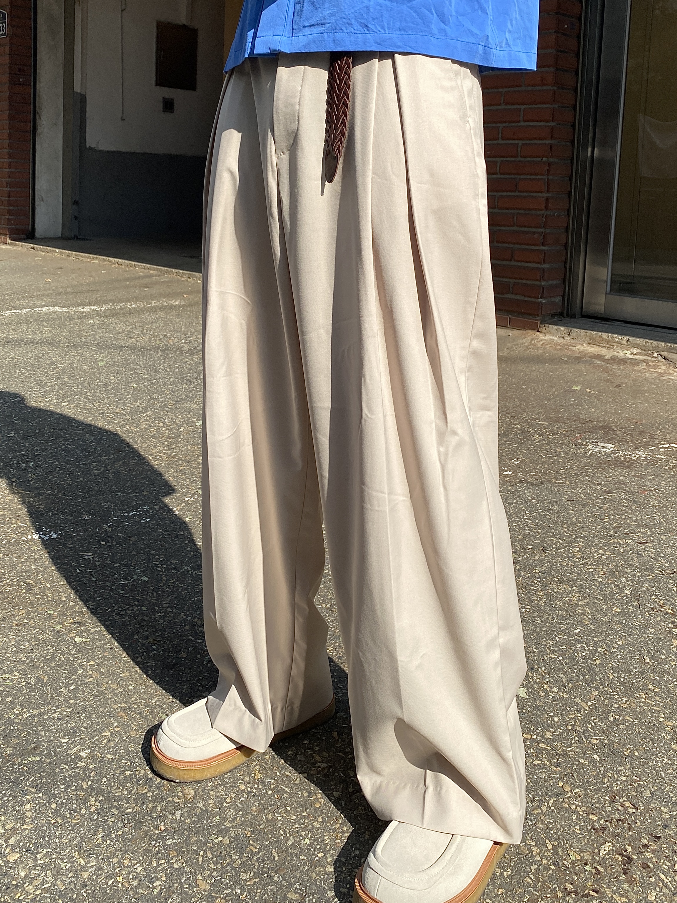 Ray Wide Pants (3color / 블랙,차콜,베이지) : 에스에스룸 SSROOM