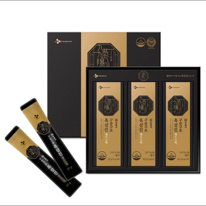 CJ한뿌리 흑삼진골드스틱10g x 30포 코스트코 : 코와샵