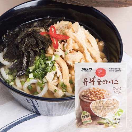[고마워] 유부 슬라이스 1kg(냉동) / 우동 국수 고명 / 뜨끈한 국물용 : 주영푸드