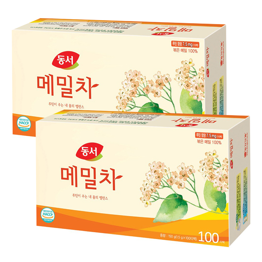 동서 볶은 메밀차 100T x 2개 : 대화유통몰