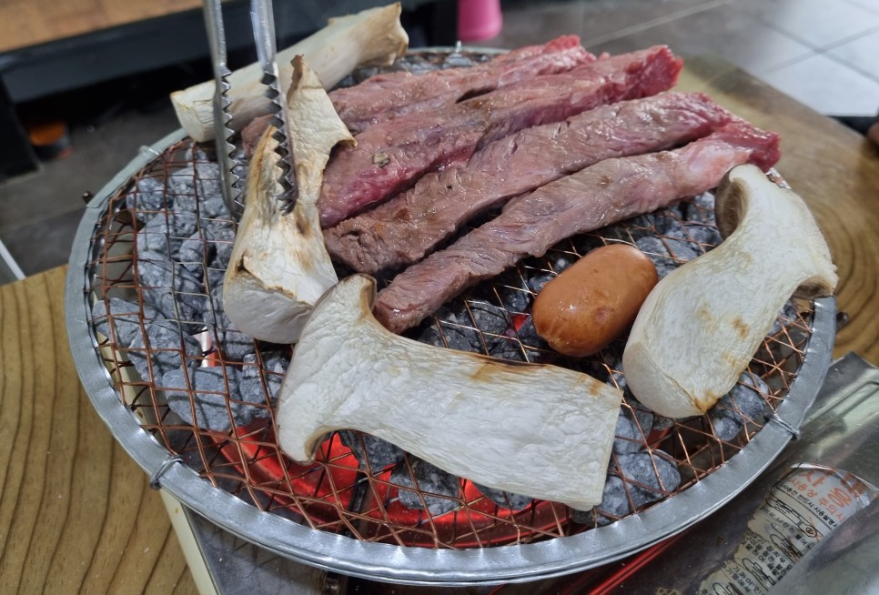 맥반석석쇠 캠핑바베큐그릴화로 숯불 휴양림 일회용화로 삼겹살불판 비비큐 미니맥반석석쇠 245 : 엘와이컴퍼니