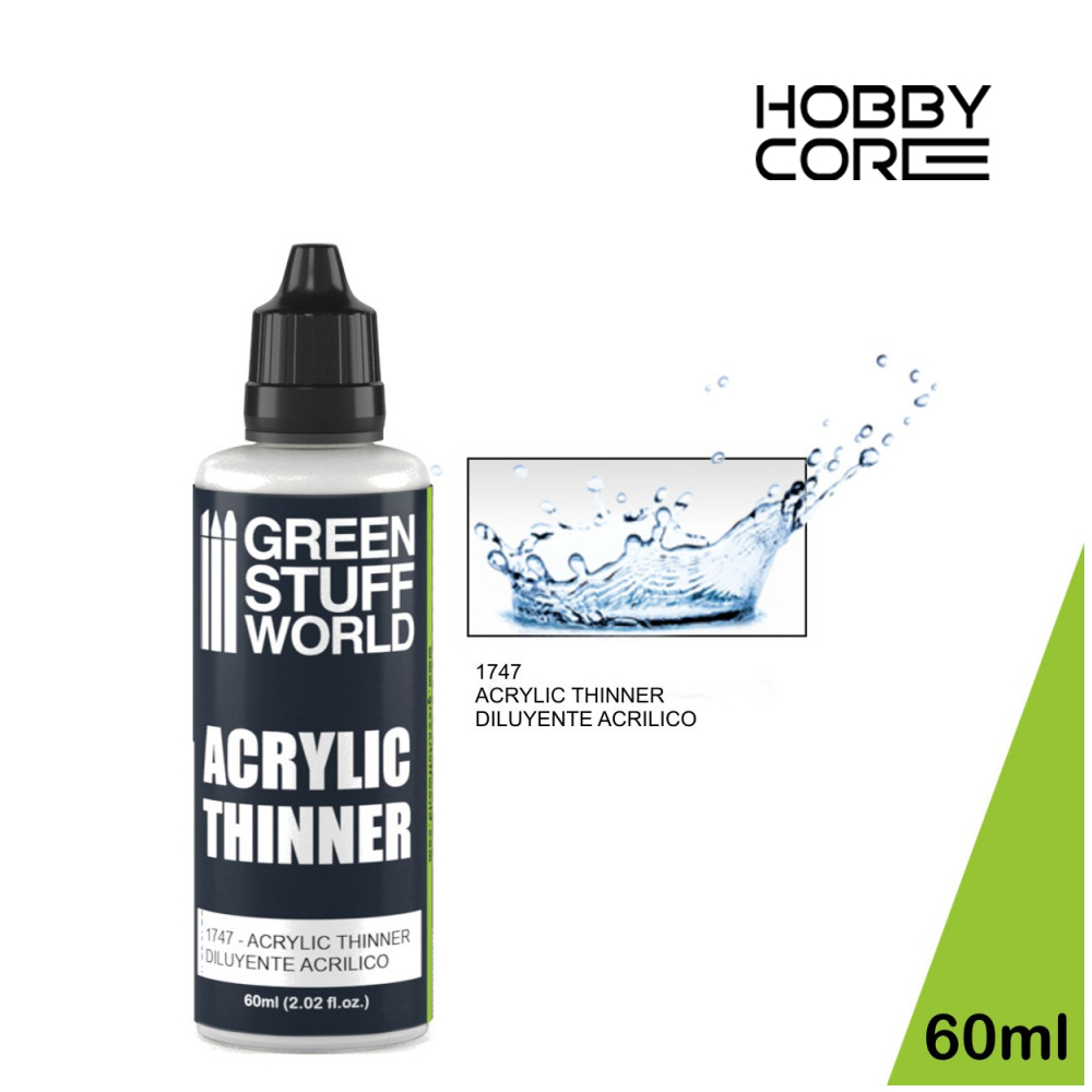 그린스터프월드 아크릴 신너 Acrylic Thinner 60ml 하비코어 : HobbyCore