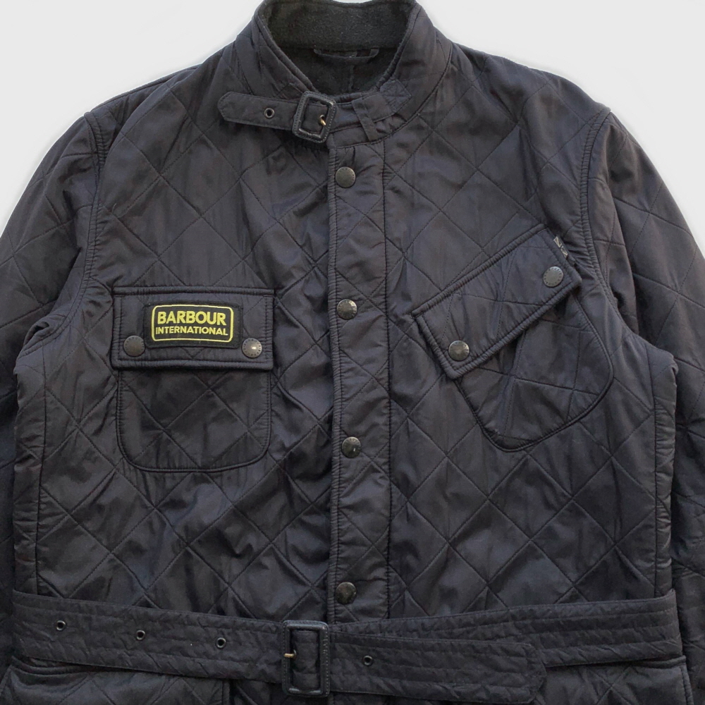 Barbour Polarquilt 바버인터네셔널 퀼팅 벨티드자켓 L : 레스브라운