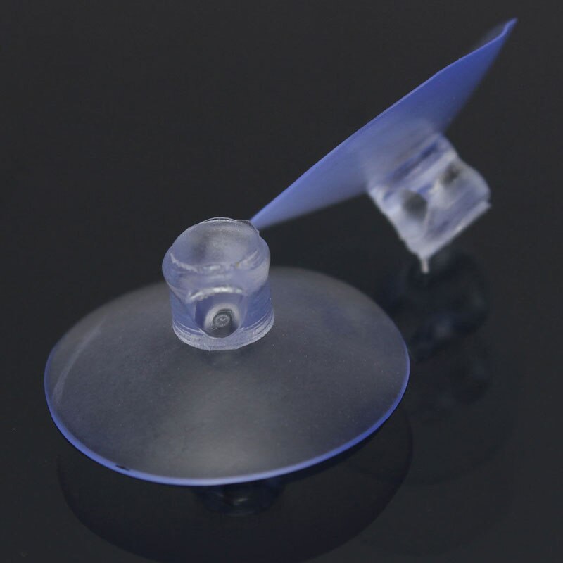 10pcs 25mm 물고기 탱크 빨판 플라스틱 수족관 창 벽 걸이 수평 구멍 투명한 흡입 컵 : 미소미팔