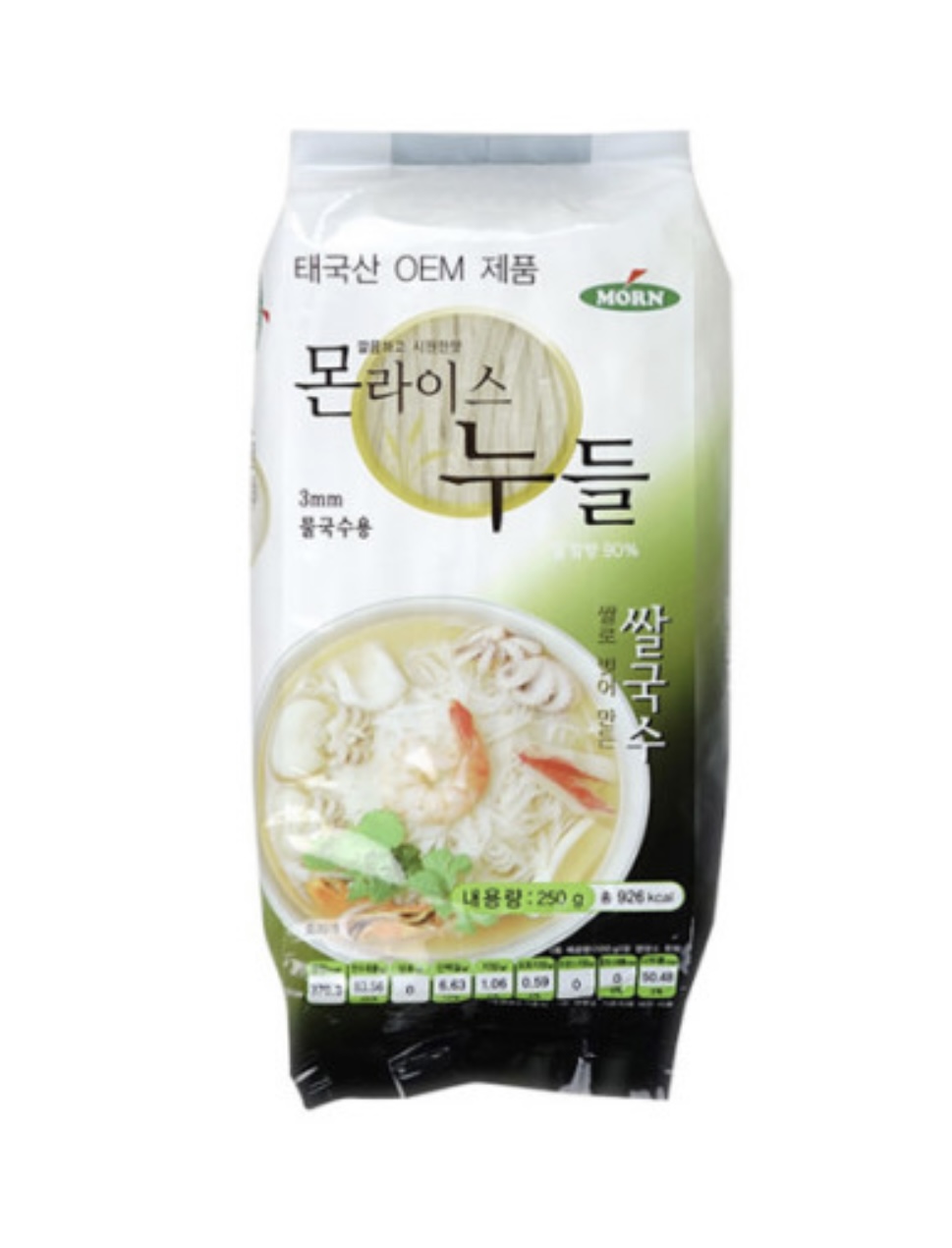몬 라이스 누들 250g 3mm : SB푸드시스템