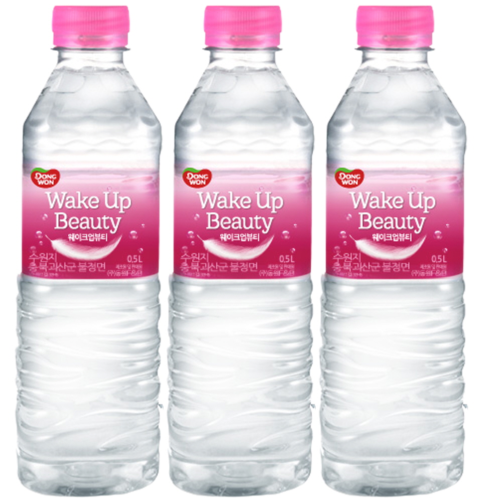 무료배송 동원 샘물 웨이크업 뷰티 500ml 80병 : 모던 마켓