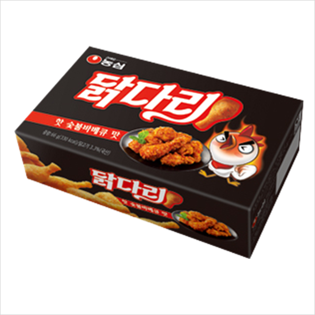 농심 닭다리 핫숯불후라이드 66gx20개 : 태풍몰