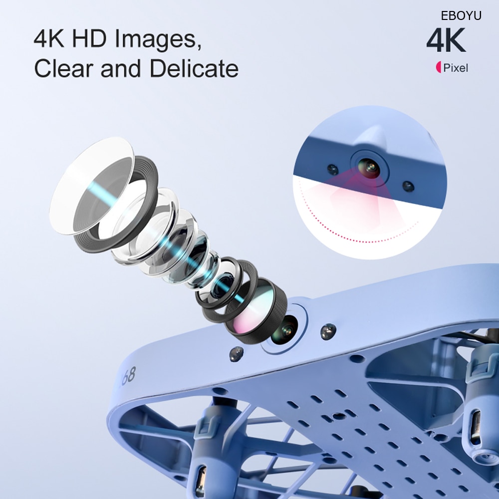 미니드론  JJRC-H107 RC 미니 그리드 쿼드콥터 드론 4K 와이파이 카메라 4CH 헬리콥터 장난감 헤드리스 360 도 플립 LED 키즈 완구... 