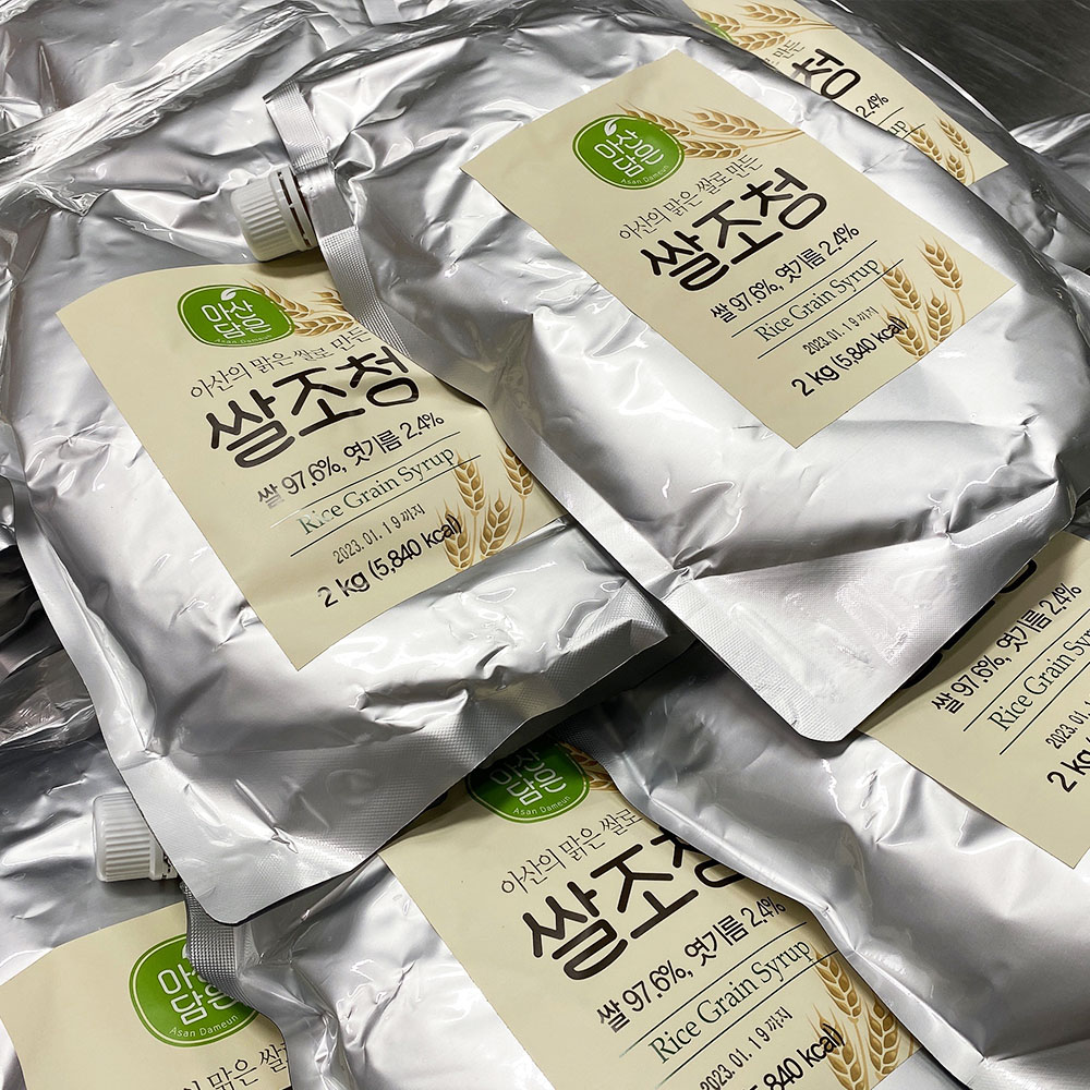 [아산맑은] 우즈그린팜 국산 전통 수제 쌀조청 500g 1kg : 아산맑은몰