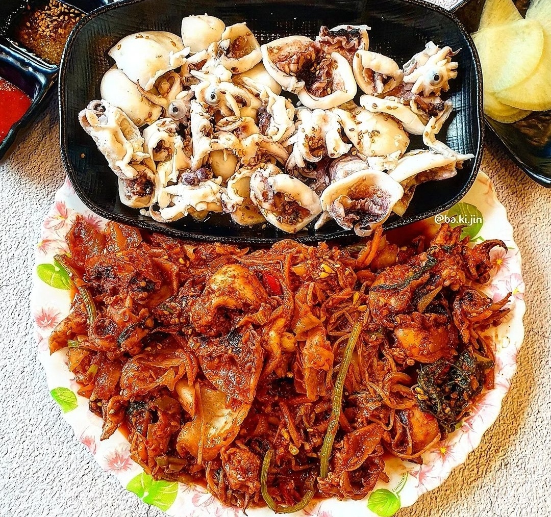 동광수산 당일바리  통오징어 1kg 오징어 오징어 통찜 한치 횟감용한치 갑오징어 : 동광수산