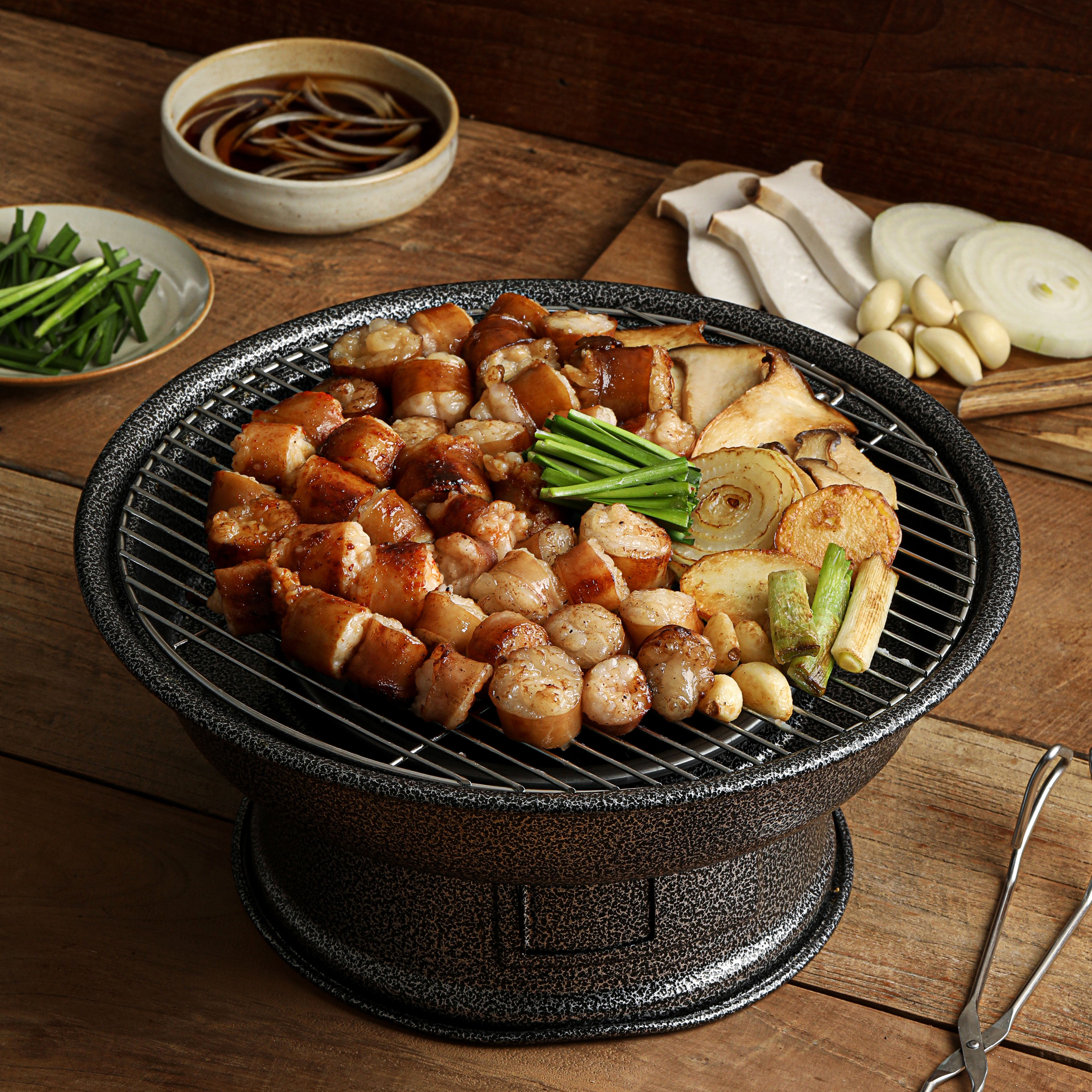 우수하곱 숯불 한우 소대창구이 소금 간장 양념 200g : 우수하곱