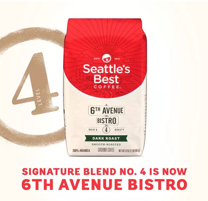 Seattles Best 시애틀 베스트 6번가 비스트로 그라운드 커피 907g 6th Avenue Bistro Ground Coffee 32oz : 테이스티뉴욕