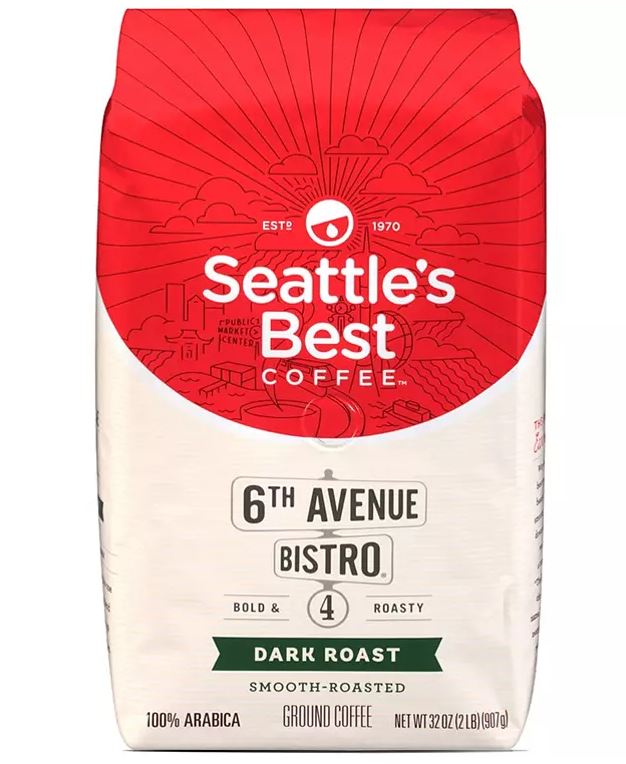 Seattles Best 시애틀 베스트 6번가 비스트로 그라운드 커피 907g 6th Avenue Bistro Ground Coffee 32oz : 테이스티뉴욕