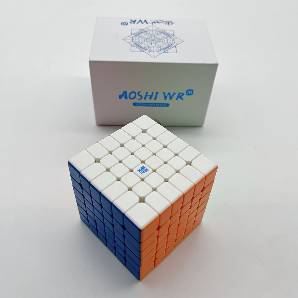 건스무역 6X6 MoYu AoShi WRM 큐브 66 뭐위 아오스 WR M 자석 루빅스 선수용 스피드 큐브 666 : 건스무역