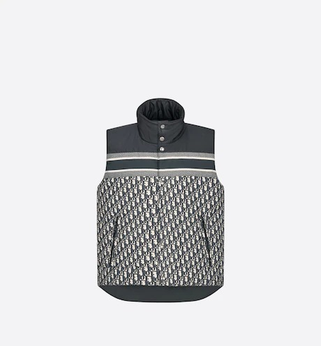 [DIOR] 디올 오블리크 리버서블 다운 패딩 베스트 패딩조끼 147C32A2968 : Della Sua