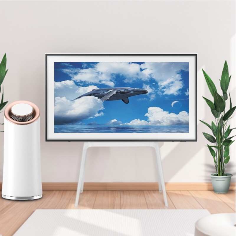 LG 삼성 더프레임 KQ85LSB03AFXKR 214cm 호환  티비스탠드 tv이젤 : 백호마운트