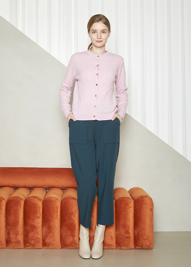 [디아스토리] F/W 로렌꽈배기 가디건 (AEFOCD50) PK : 디아스토리
