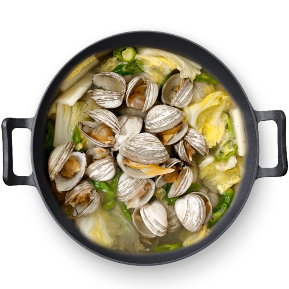 동죽조개칼국수 해물요리 캠핑음식 밀키트 2인 : 정성순대