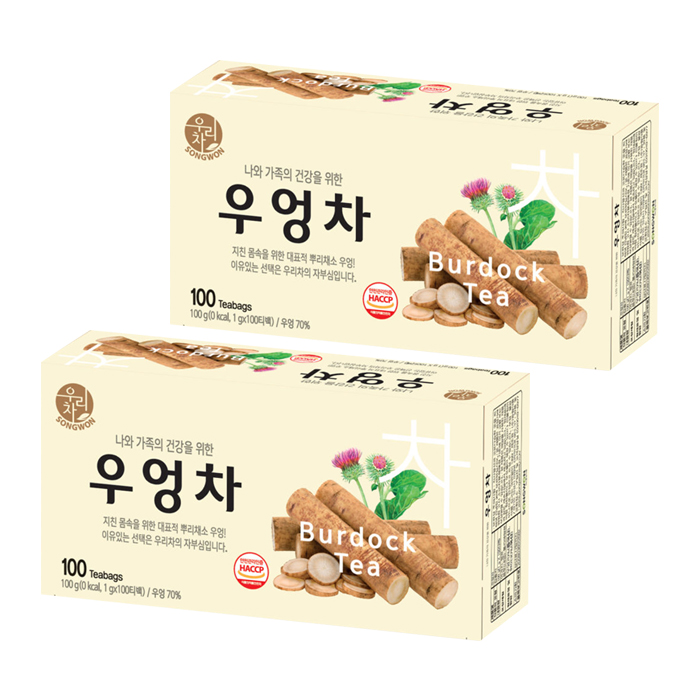 송원 우리차 우엉차 100T x2 (200T) : 티타임고려