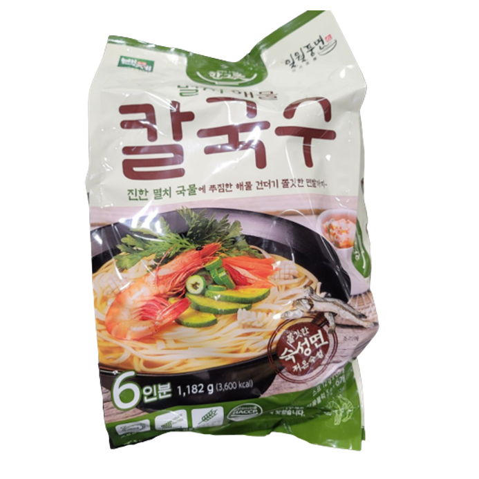 [코스트코] 백제 한그릇 멸치해물칼국수 197g X 6입 : 구매대행 마트