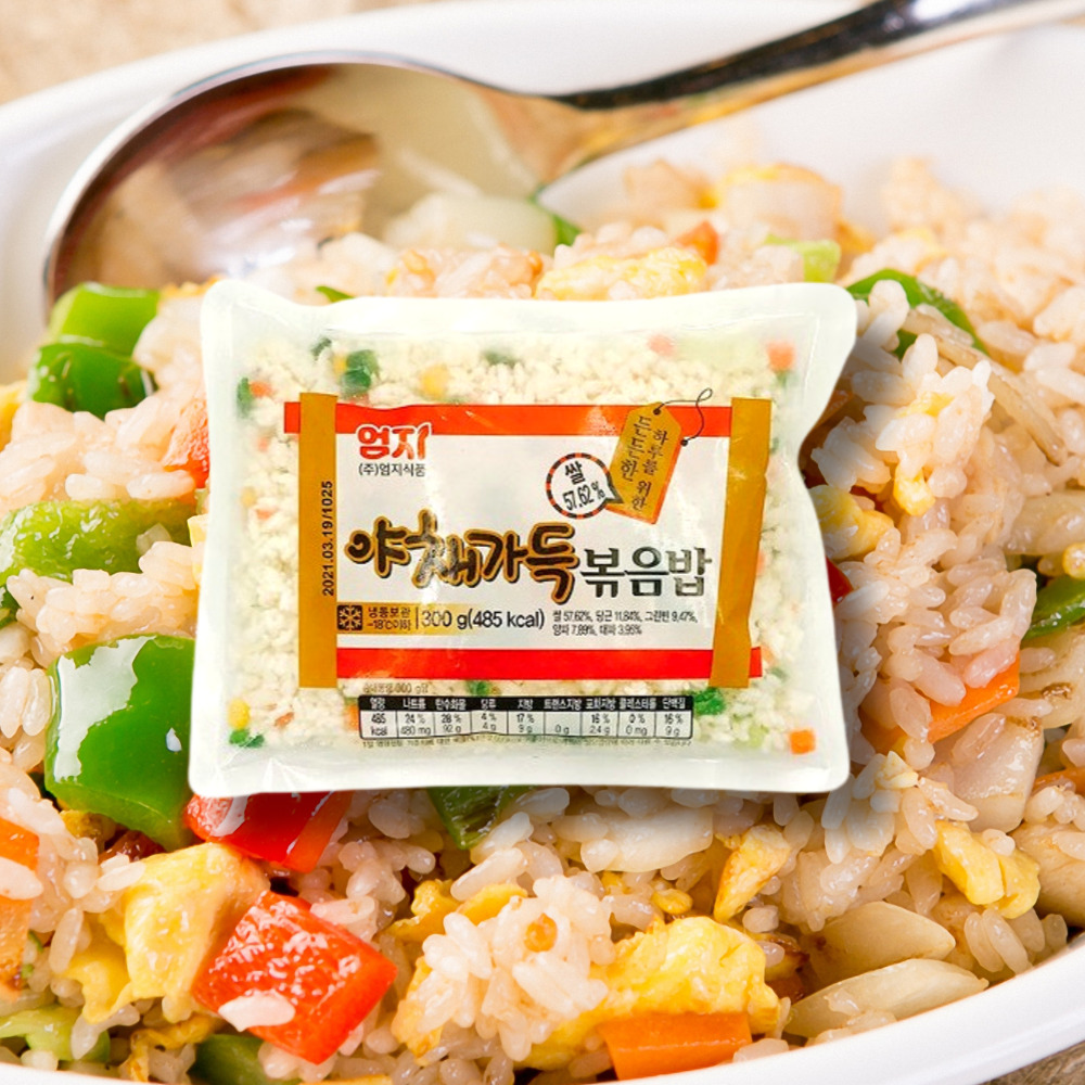 엄지 야채 가득 볶음밥 300g : 그린뭉