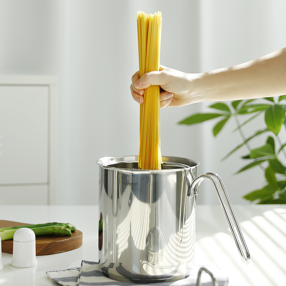 [더설렘] 키친플라워 인덕션 파스타팟 3.2L 파스타면냄비 : the Seollem